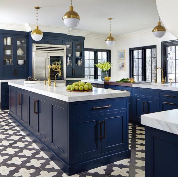 Blue kitchen kitchens beautiful decor teal interior ideas brighten day eugenia visualizer