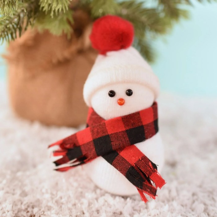 Diy christmas decorations snowman