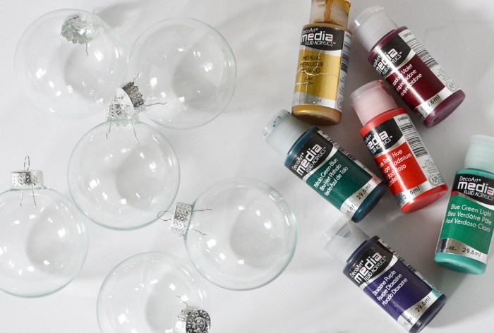 Diy christmas ornaments with paint