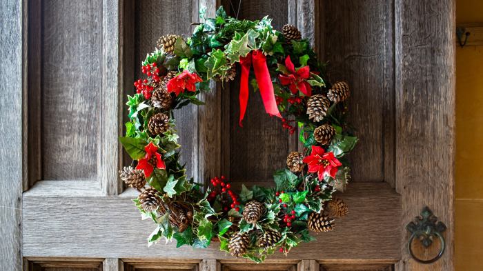 Diy christmas wreath easy