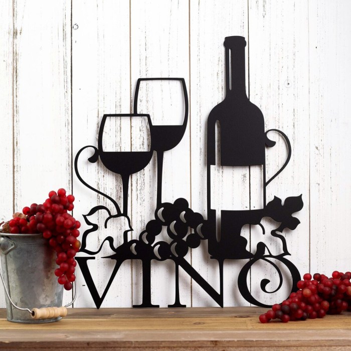 Wine Wall Decor for Kitchen Stylish Ideas