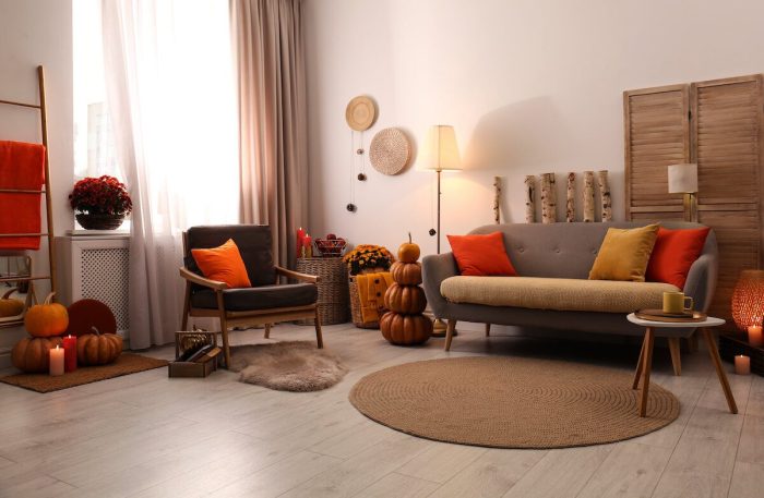 Fall living room decor ideas